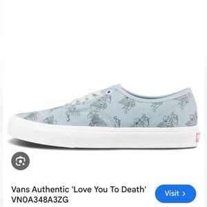 Vans Authentic 'Love You To Death' VNOA348A3ZG men’s 12 NEW